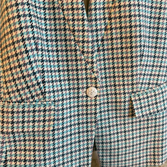 Veronica Beard Farley Dickey Houndstooth Plaid Jacket Blazer size 6 - Picture 5 of 11